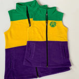 MARDI GRAS MONOGRAM VEST