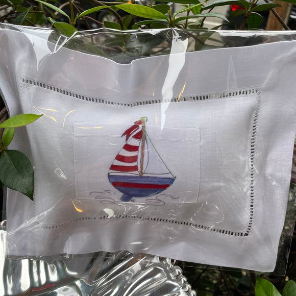 TOOTH FAIRY PILLOW SAILBOAT