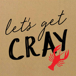 LET'S GET CRAY LUNCH NAPKIN
