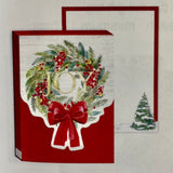 CHRISTMAS JOY WREATH POCKET NOTEPAD