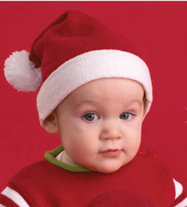CHRISTMAS SANTA KNIT HAT FOR BABIES & KIDS