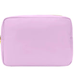 MONOGRAM NYLON SMALL MAKEUP TRAVEL POUCH PINK