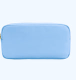 MONOGRAM NYLON SMALL MAKEUP TRAVEL POUCH PINK