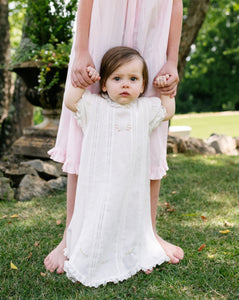 BABY DAYGOWN WITH HAND EMBROIDERY BY LENORA