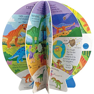 WHERE IN THE WORLD: DINOSAURS STAND UP BOARD BOOK