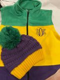 MARDI GRAS MONOGRAM VEST