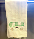 BEIGNETS & COFFEE EMBROIDERED TOWEL