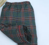 CHRISTMAS PLAID PJS GREEN