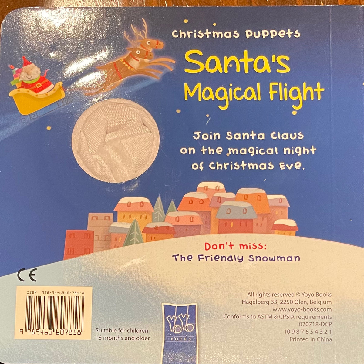 SANTA S MAGICAL FLIGHT CHRISTMAS PUPPET BOARD BOOK Orient Expressed santa-s-magical-flight-christmas-puppet-board-book-orient-expressed