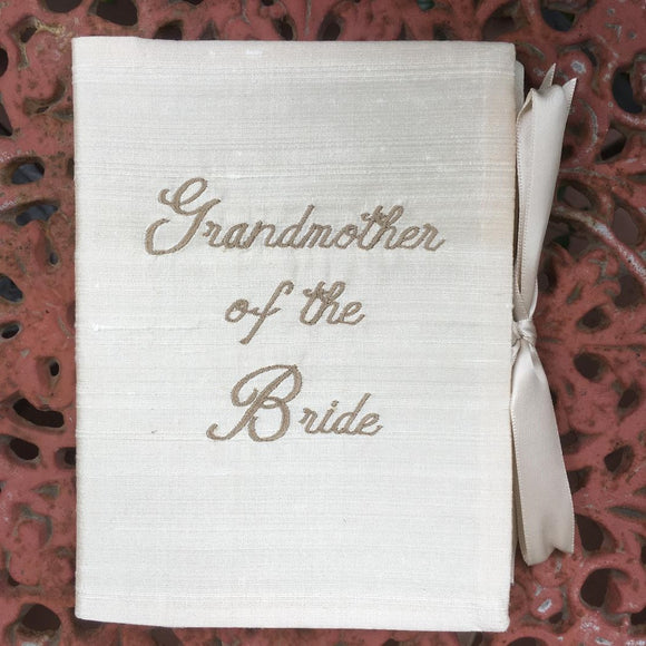 SILK PHOTO BOOK GRANDMOTHER OF THE BRIDE